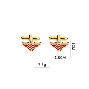 Mancuernillas de <span class=keywords><strong>la</strong></span> <span class=keywords><strong>Serie</strong></span> ZRM Fashion Hero Wonder Woman, Aleación de Zinc, Accesorios Unisex para Camisa, Servicio de Fabricación de Muestras en Zhejiang para Bodas - Product Image 6