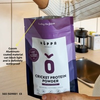 Individuell Bedruckte Einweg-Proteinpulverbeutel Kunststoffverpackung Fitness-Pulver Standbeutel Wiederverschließbarer Reißverschluss Baby-Nahrungsmittelbeutel