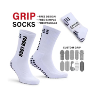 Chaussettes de football antidérapantes pour enfants et jeunes - Logo personnalisé sur le dessous - Designs amusants - Haute qualité pour jeunes athlètes