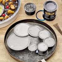 Qualité alimentaire # 202 # 209 # 300 couvercles en aluminium métalliques à ouverture facile et à sécurité enfant, 52 mm/73 mm, pour boîtes de conserve