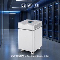 Système de stockage de batterie solaire tout-en-un 6KW 16KWH LiFePO4 empilable ESS pour la solution de gestion des coupures de courant en Afrique du Sud