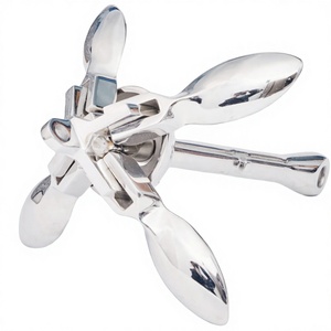 Ancre pliante Inherit Grapnel 1,5 kg 2,5 kg 4 kg 5 kg 6 kg en acier inoxydable pour yacht, kayak, stationnement et positionnement - Product Image 4
