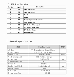 7 Ngày Thời Gian Chờ Giao Diện Spi 4 Làn 320X240 <span class=keywords><strong>TFT</strong></span> IPS QVGA Màn Hình Cảm Ứng <span class=keywords><strong>Lcd</strong></span> Phong Cảnh 320240 - Product Image 3