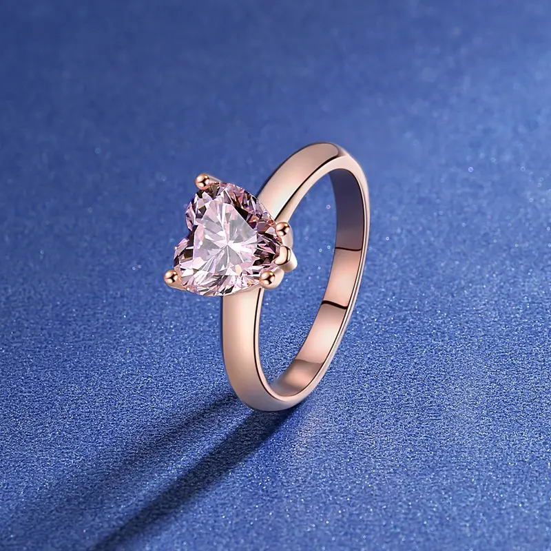 Bague de fiançailles, anneau de mariage, en argent, bijoux colorés, tendance, nouvelle mode, 2020