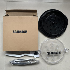 Customizable SOARNACM Clear Lid Ergonomic Handle Non-slip Chicken Shredder with Food Grade Material - Product Image 6