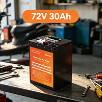Trustworthy Energy Output 72V 30Ah Recharge Lithium Battery Complete BMS Overload Safeguard for City E Motorcycle Riding