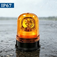 Lampu Rotator Peringatan Keselamatan Langsung dari Pabrik, Lampu Rotator Halogen 12v 24v untuk Traktor Truk Pertanian