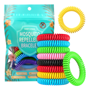10 <span class=keywords><strong>pulseras</strong></span> repelentes de plagas de <span class=keywords><strong>citronela</strong></span> sostenibles - Banda de control de mosquitos de EVA ecológica (envoltura individual) - Product Image 3