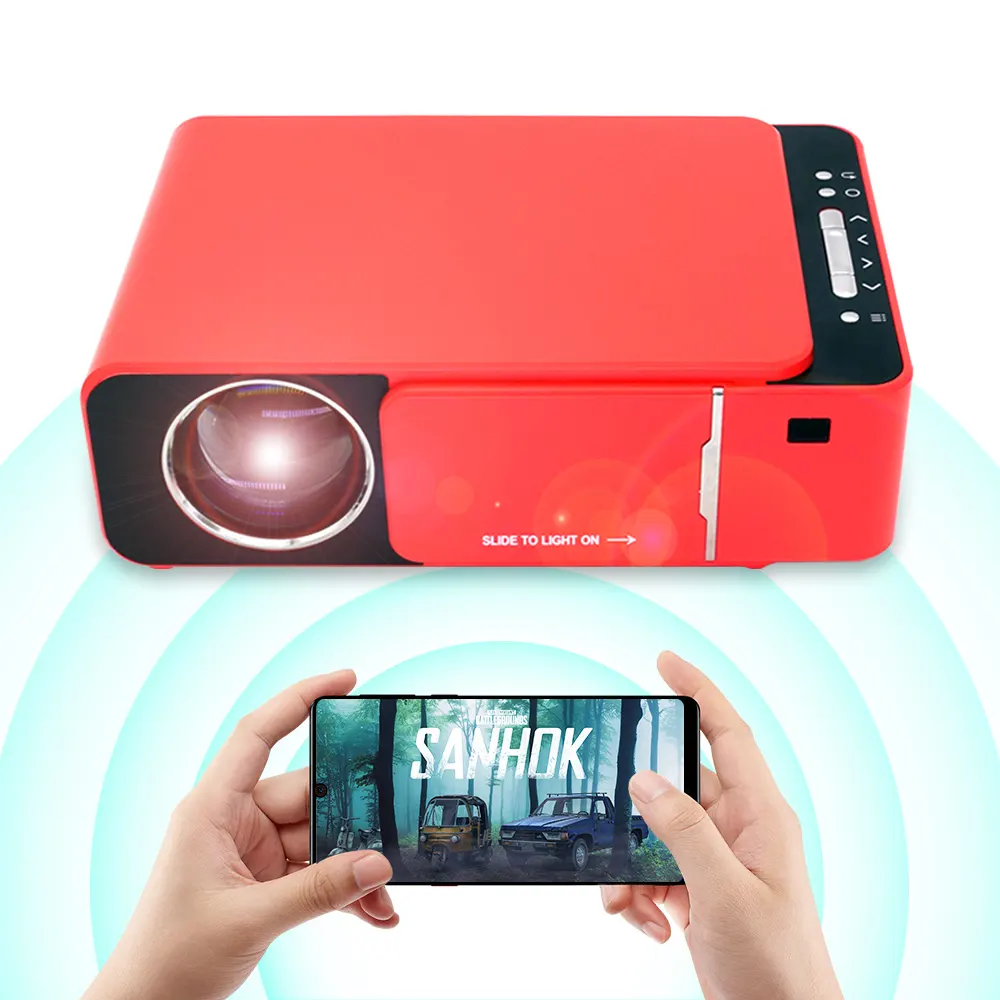 Fullcom — projecteur vidéo Led, 720P, Android, Wifi, 4K, 1080P, cinéma, pour Home cinéma