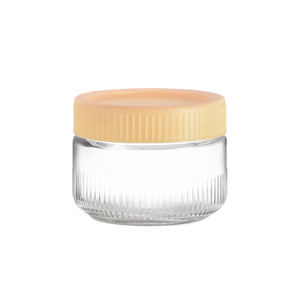 Récipient alimentaire rond à large ouverture de 200 ml 20 cl, hermétique, en <span class=keywords><strong>verre</strong></span> transparent, pot de conservation Mason - Product Image 4