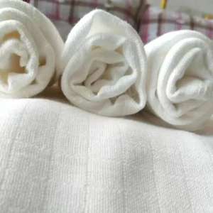 Kunden spezifische 50*70cm Doppels chicht Gaze Musselin Baumwolle Baby wasch bar natürliche atmungsaktive Stoff windeln Wieder verwendbare Windel Prefold Windel - Product Image 3