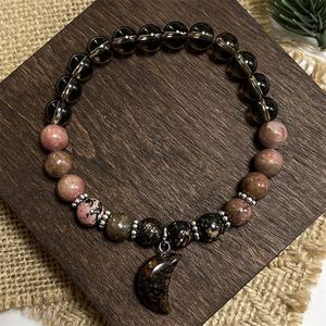 Natural Stone Bracelet Colorful Glass Beaded Charm of Success HD Marketing Video Provided for Wholesalers <b>Engraved</b> Logo - Product Image 4