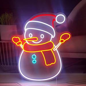 Manufacturer Wholesale Christmas Neon <b>Sign</b> Custom Santa Claus Bell LED <b>Light</b> for Festival Party Decor - Product Image 2