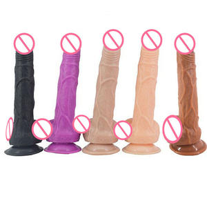 Realistische Pvc Penis Butt Plug Vrouwelijke Masturbator Dildo Vibrator Waterdicht 450G Voor Volwassen Anale Seks Plezier Slank Ontwerp - Product Image 3