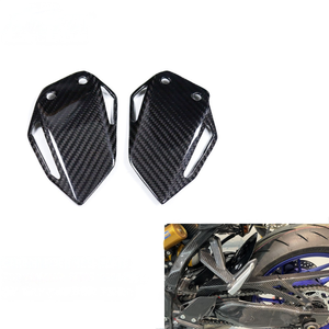 Plaque de protection de talon en fibre de carbone sèche ZHONGHONG pour repose-pieds Yamaha MT-09 MT-09 SP 2024-2026 Noir Accessoires Moto Garantie 180 Jours - Product Image 1