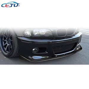 Kit ABS corpo vettura nera Spoiler paraurti anteriore Splitter per <span class=keywords><strong>BMW</strong></span> <span class=keywords><strong>3</strong></span> <span class=keywords><strong>serie</strong></span> E46 M3 berlina coupé Touring convertibile 2000-2006 - Product Image 2