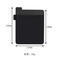 Pochette Adhésive Élastique en Lycra pour Souris, Support Arrière Amovible pour Ordinateur Portable et Tablette, Sac de Rangement pour Accessoires Informatiques
