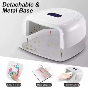 Lámpara UV LED para Uñas de 365 Nm, Secador de Esmalte de Gel Portátil y Recargable para Manicura y Pedicura en Casa - Product Image 4