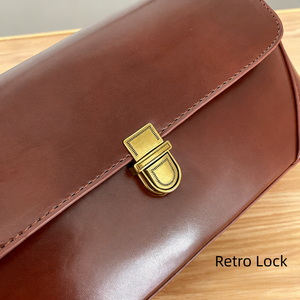 Elegante Bolso de Hombro de PU Encerado <span class=keywords><strong>con</strong></span> Bolsillo Interior <span class=keywords><strong>con</strong></span> Cremallera, Bolso Bandolera para Salidas Casuales Vintage de Mujeres <span class=keywords><strong>Jóvenes</strong></span> - Product Image 5