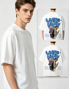 เสื้อยืดแขนสั้นพิมพ์ลายกราฟิกสไตล์ลำลองสำหรับผู้ชาย โรงงานผลิตโดยตรง รับสั่งทำได้ F10 - Product Image 3
