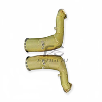 Tubo de Escape de Alto Flujo de Acero Inoxidable de 200 Celdas para Audi RSQ8 4.0T 2020-2024, Mejora de Potencia para Carreras