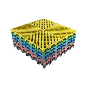 Dalles modulaires en PP à emboîtement modernes pour sol de garage, grille pour sol de garage, pour lavage de voitures, atelier de réparation automobile - Product Image 1