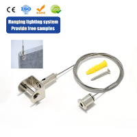 Prix usine plafond système de suspension support de câble de montage Kit de Suspension de pince à câble pour panneaux acoustiques de plafond