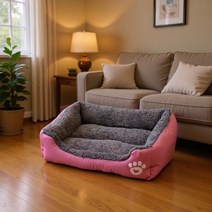 Muestra Gratis: <span class=keywords><strong>Cama</strong></span> Cuadrada Lavable para Mascotas en Colores Pastel, Cojín Cálido para Perros y Gatos para Todas las Estaciones, Varios Tamaños, Sólido XL, Etiqueta Privada Personalizada - Product Image 2