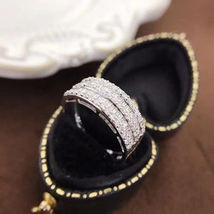 Bagues de fiançailles et de mariage Xinfly personnalisées en or pur 18 carats avec diamants naturels double rangée 1,0 ct, gages acceptés - Product Image 5