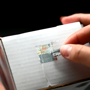 Custom Printing 2D/3D Silver Holographic Laser Sticker Anti-counterfeit Hologram Label Scratch Off Label OEM Adhesive Sticker - Product Image 3