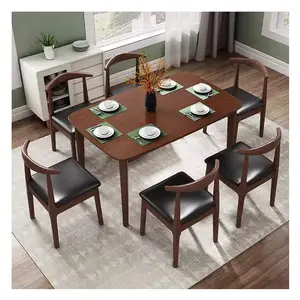 chairs for dining table wooden dining table restaurant furniture rubber wood modern dining table set
