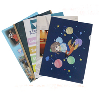 Carpeta de proyectos de impresión personalizada Cubiertas DE INFORMES Carpetas de archivos de vinilo tipo L de plástico pesado Carpetas de presentación Tamaño de carta