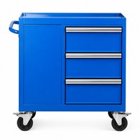 Chariot à outils sur mesure, robuste, en métal, avec roulettes, armoire de rangement d'atelier avec tiroirs