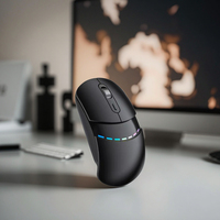 Souris d'ordinateur sans fil optique mini LED 2,4G ergonomique USB pour Mac, ordinateur portable, Windows, noir, rose, vert, bleu, avec couvercle coulissant