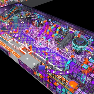 Centre de jeux <span class=keywords><strong>d</strong></span>'aventure de haute qualité, aire de jeux pour enfants, piscine à balles, équipement commercial, aire de jeux intérieure pour enfants avec grand toboggan - Product Image 1