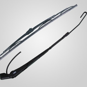 Bras d'essuie-glace pour Volvo Scania DAF Iveco Renault MAN Mercedes Truck, ensemble d'essuie-glace de pare-brise 550 mm, angle de raclage de 180 degrés - Product Image 1