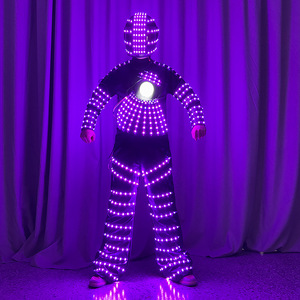<b>Illuminated</b> Armor Set Light-Up Costume Stage Performance Unisex LED Suit Props - Product Image 2