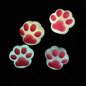 Wholesale Glow in the Dark Colorful Color Cat Paws Squishy Mochi <b>Toy</b> Kawaii Squeeze Soft Cat Paw Promotional <b>Toys</b> - Product Image 5
