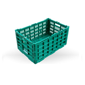 Panier pliable 600*400*300, caisse en plastique pliable pour fruits et légumes - Product Image 4