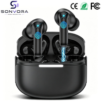 Écouteurs sans fil S71 LE Audio, écouteurs intra-auriculaires avec son stéréo HiFi, étanches IPX7, ajustement confortable pour le sport / le travail / les voyages