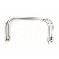Tiges chauffantes tubulaires industrielles M5 de type U pour équipement de séchage en four, résistance de diamètre. Élément chauffant électrique à air SUS304 de 11 mm