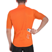 WOSAWE Maillot de cyclisme pour hommes avec design personnalisé, impression par sublimation, chemise de vélo vtt de haute qualité, haut à manches courtes pour vélo