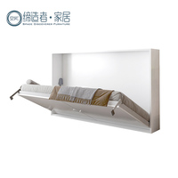 Lit escamotable horizontal personnalisé-Lits muraux peu encombrants Lits électriques avec pied automatique pour petits appartements