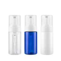 Lot de bouteilles en plastique pour le visage, 5 pièces, emballage de 100ml, 150ml, 200ml, savon liquide, mousse, distributeur de savon, pour animaux domestiques, rose