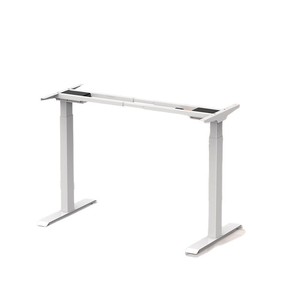 Bureau électrique intelligent à hauteur réglable, double moteur, structure métallique, écologique, pour bureau à domicile et étude, avec écran LED et mémoire - Product Image 3
