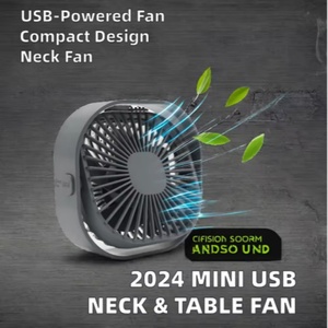 Mini ventilateur de bureau rechargeable portable à double alimentation avec design pliable créatif pour la maison et le camping - Product Image 2