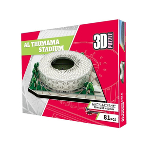 Rompecabezas 3D DIY, Modelo del Estadio Ahmad Bin'ali, Regalo de Catar <span class=keywords><strong>2022</strong></span>, con 128 Piezas - Product Image 4