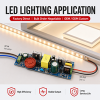 Module d'alimentation à découpage AC-DC de qualité industrielle avec dissipateur thermique en aluminium et transformateur haute fréquence pour une sortie stable