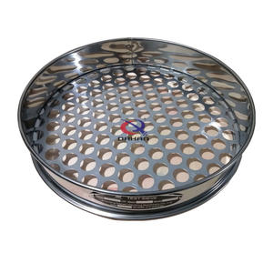 Tamiz de prueba de laboratorio pequeño, tamiz vibratorio manual, tamices de prueba de malla de alambre de acero estándar - Product Image 3