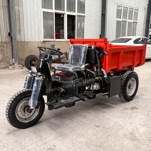 משאית תלת אופן הידראולית להובלת משאות עד 2000 ק\\\"ג, מנוע דיזל צ'אנגצ'אי 28 כ\\\"ס, תיבת הילוכים - מכירה ישירה מהמפעל לאזורים כפריים - Product Image 6